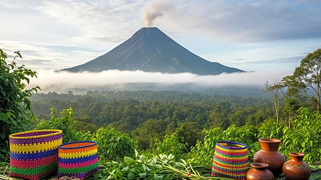 Indigenous Colombians Continue Life Amidst Purace Volcano Eruption Risks