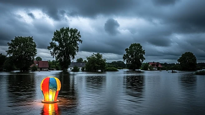 Severe Weather and Festive Spirit Coexist in Western Regions Amid Flooding