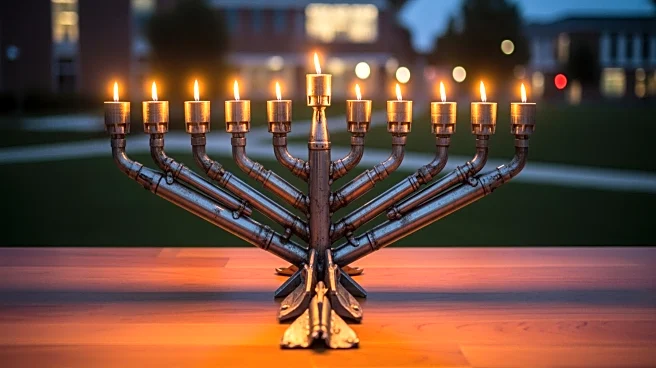Iranian Missile Fragments Transformed into Hanukkah Menorah at ALEH Campus Reopening