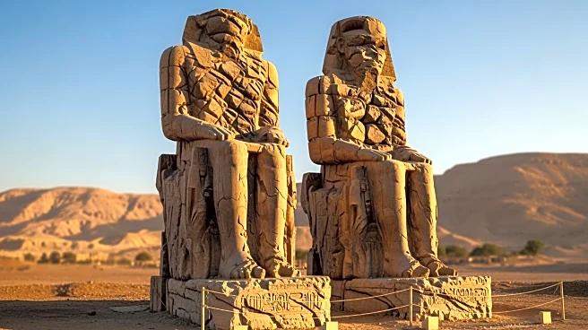Restoration of Ancient Egyptian Colossi of Memnon Completed, Enhancing Luxor's Historical Appeal