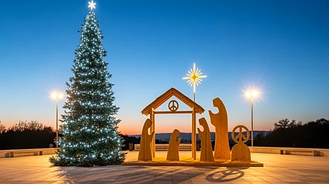Vatican Inaugurates Christmas Tree and Nativity Scene in St. Peter's Square, Emphasizing Peace and Fraternity