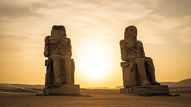 Egyptian Ministry Unveils Restored Colossi of Memnon After Extensive Restoration