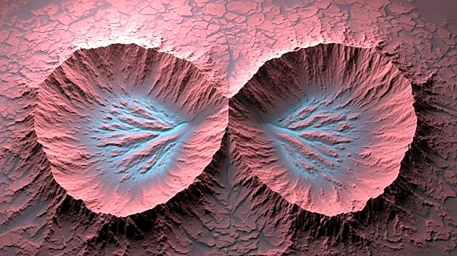 ESA's Mars Express Reveals 'Cosmic Butterfly' Crater with Water Traces
