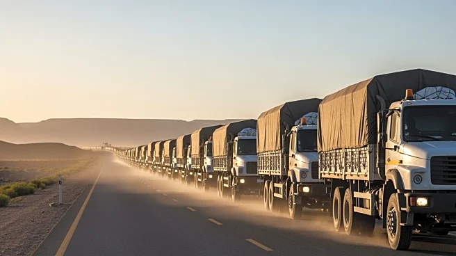 COGAT Reports 600-800 Aid Trucks Enter Gaza Daily Amid Ceasefire