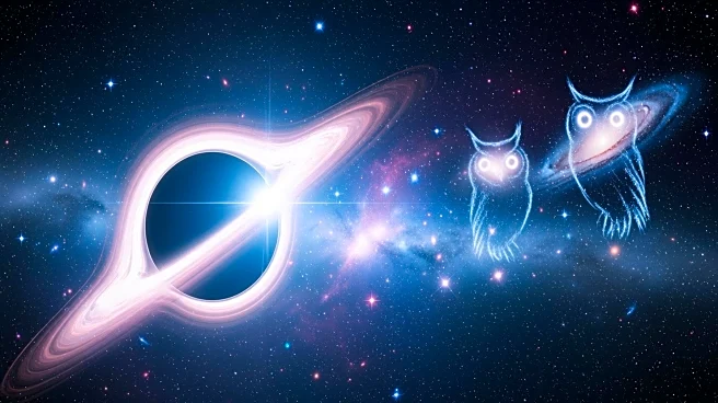 James Webb Space Telescope Confirms Runaway Supermassive Black Hole in 'Cosmic Owl' Galaxies