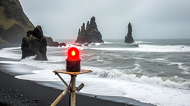 Visitors Ignore Red Warning Light at Reynisfjara Beach, Raising Safety Concerns