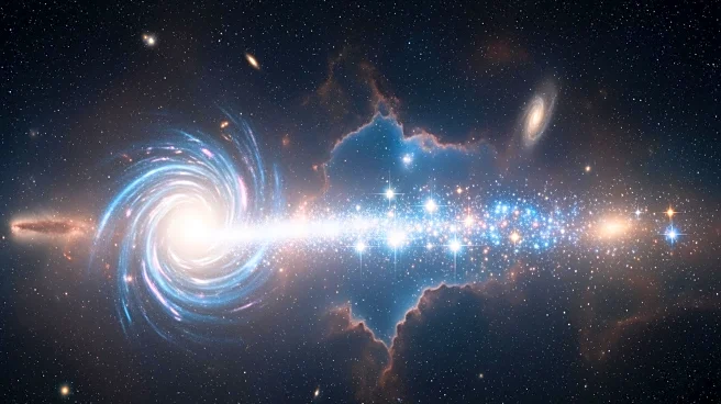 Runaway Supermassive Black Hole Leaves Trail of Newborn Stars in Cosmic Owl System