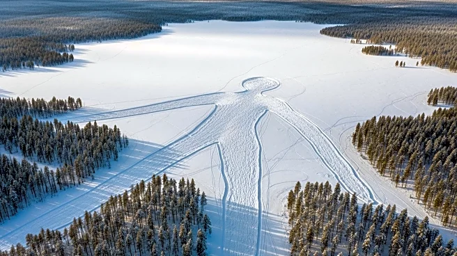 Satellite Image Reveals 14-Mile Siberian Snowman Formation