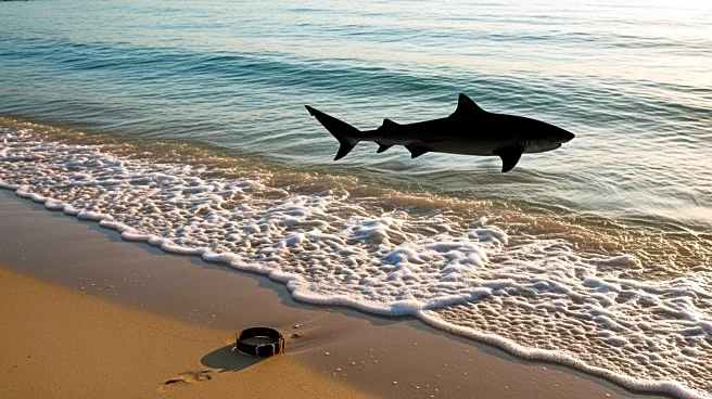 Dog's Close Encounter with Tiger Shark at Australian Beach