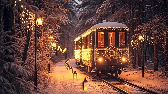 Edaville Holiday Festival of Lights Features Iconic Train Ride in Massachusetts