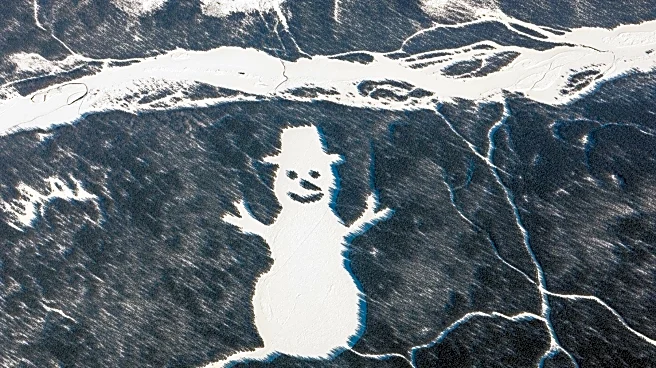 NASA Satellite Captures 14-Mile Snowman Formation in Siberia