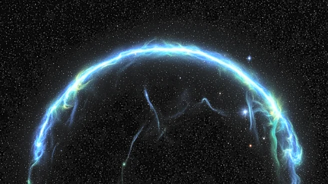 Astronomers Debate Origin of Mysterious Gas Arc Near Andromeda Galaxy