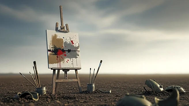 Ukrainian Artist's Battlefield Collection Highlights Personal Impact of Russian Invasion