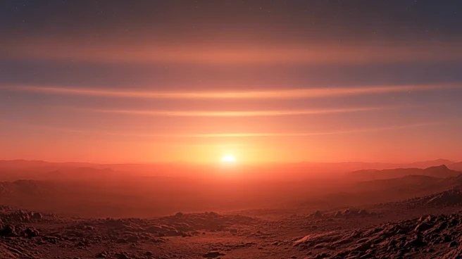 ESA's ExoMars Orbiter Captures Detailed Images of Martian Sunset, Revealing Atmospheric Layers