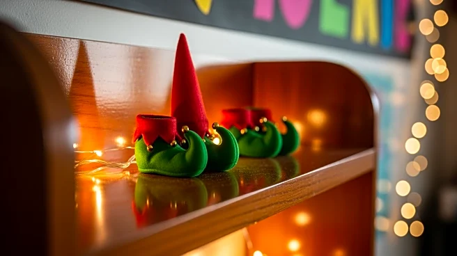 Middle School Principal Transforms into Elf on a Shelf to Delight Students