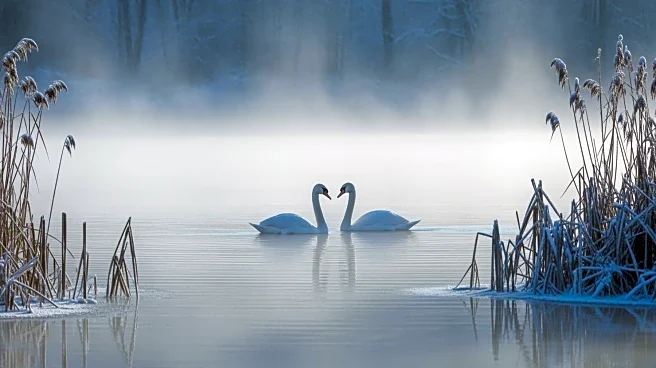 Trumpeter Swans Grace Minnesota's Waters in Winter