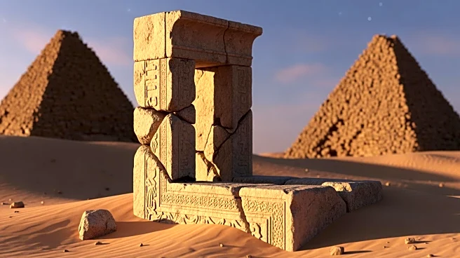 Archaeologists Discover L-Shaped Structure Near Pyramids, Suggesting Possible Ancient Portal
