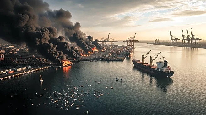 Massive Russian Strike Damages Ukrainian Ports and Cargo Ship