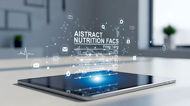 AI Nutrition Labels Proposed to Boost Healthcare Provider Trust and Adoption