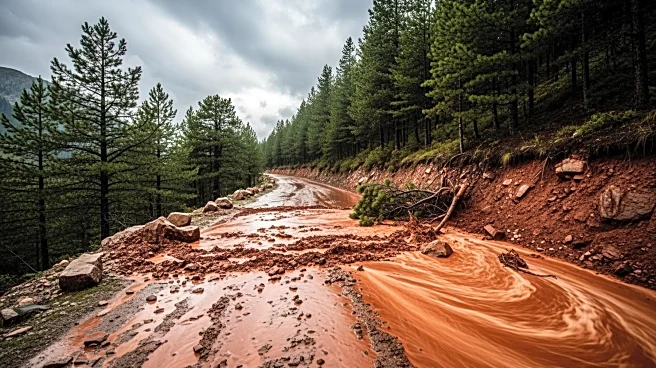 San Bernardino County Issues Evacuation Warnings Due to Mudflow on Highway 2