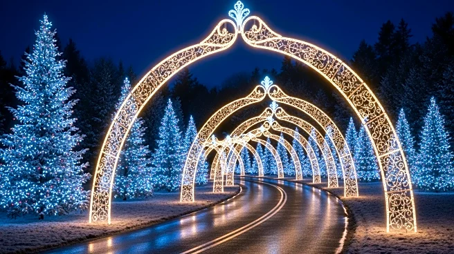 Crossroads Village Hosts Drive-Through Christmas Lights Display for Holiday Celebrations