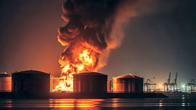 Ukrainian Drone Attack Sets Oil Tanks Ablaze at Russia’s Temryuk Port