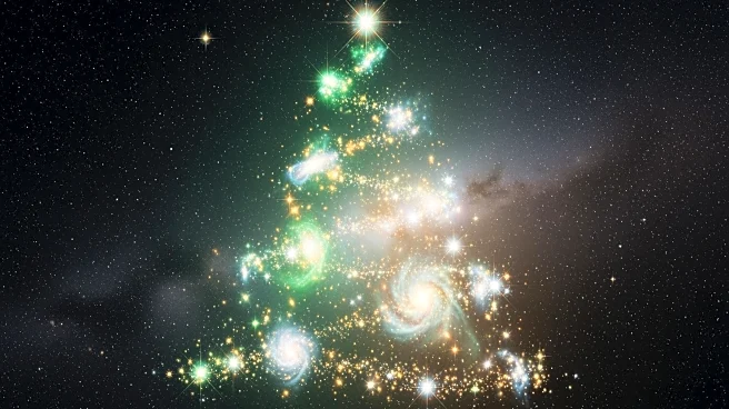 NGC 2264: A Stellar Nursery Shaped Like a Christmas Tree in the Milky Way