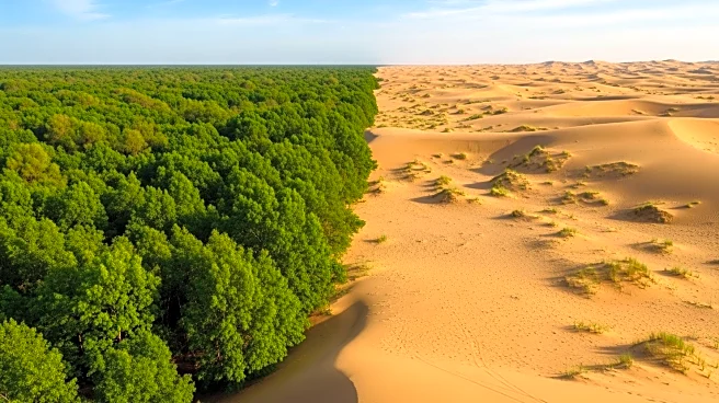 China's 'Green Great Wall' Project Transforms Desert into Lush Forests, Boosting Environmental and Economic Benefits