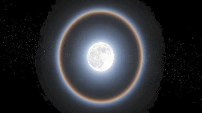 Astronaut Captures Stunning Lunar Halo from Space