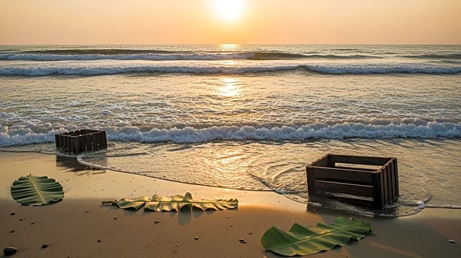 West Sussex Swimmers Warned of Debris from Fallen Banana Containers