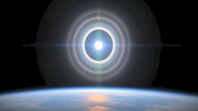 NASA Astronaut Captures Rare Lunar Halo from ISS, Revealing Atmospheric Interactions