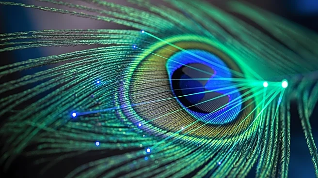 Peacock Feathers Emit Laser Beams, Pioneering Biological Light Sources