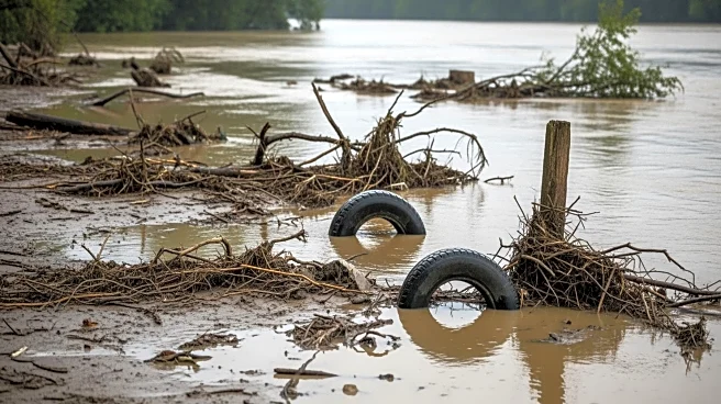 Severe Flooding in Wrightwood, California Buries Cars in Debris and Mud