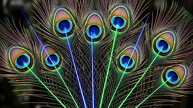 Peacock Feathers Emit Laser Beams, Revealing New Biological Insights