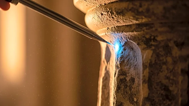 Roman Column Undergoes Laser Restoration to Preserve Historical Integrity