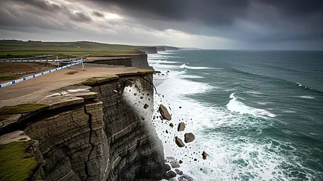 Storm Byron Causes Cliff Collapse Near Netanya, Raising Safety Concerns