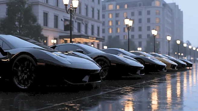 Luxury Cars Create Rare Supercar Lineup Outside London Hotel, Attracting Enthusiasts