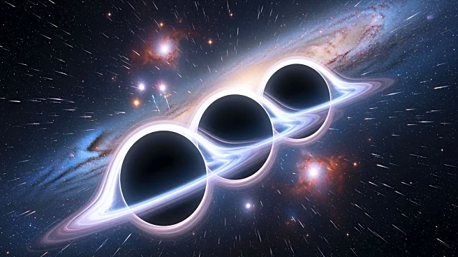 Astronomers Confirm Triple Black Hole System in Merging Galaxies, Revealing New Insights