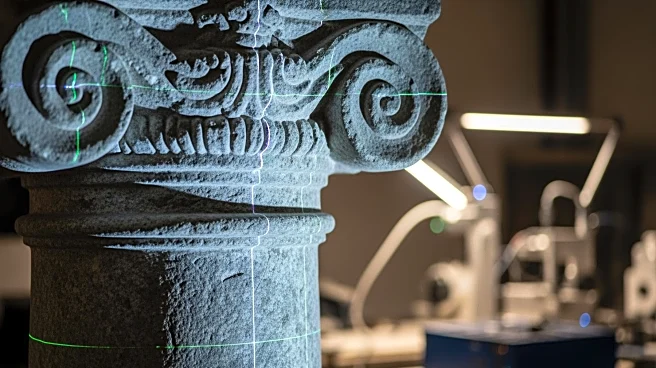 Ancient Roman Column Undergoes High-Tech Laser Restoration to Preserve Historical Integrity