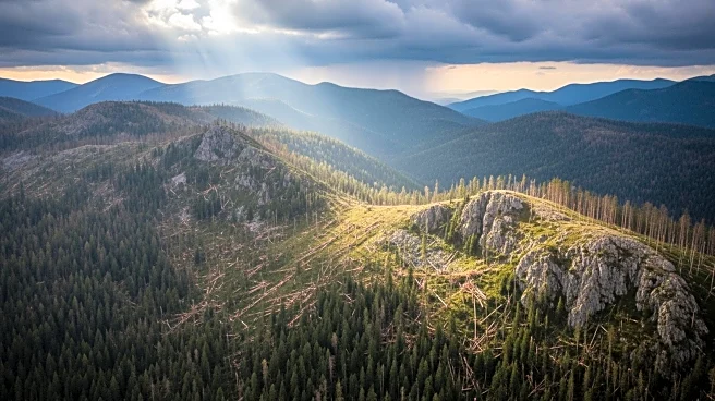AIR7 Captures Aerial View of Wrightwood Storm Damage Affecting Dozens of Homes