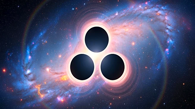 Triple Supermassive Black Holes Discovered in Rare Galactic Merger