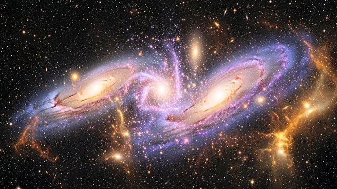 NASA's Chandra Observatory Captures Merging Galaxy Clusters in 'Champagne Cluster'