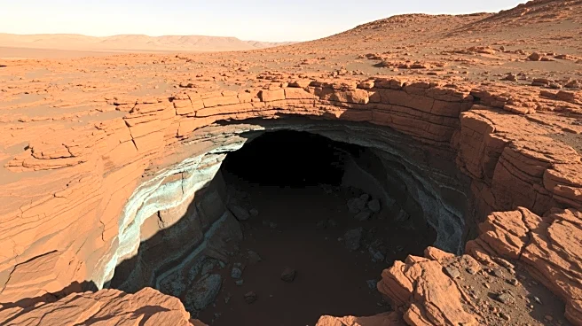 Chinese Researchers Discover Water-Carved Caves on Mars, Potentially Sheltering Life