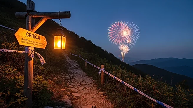 Hikers Begin Trek for AdAmAn Club's Annual New Year's Eve Fireworks Show