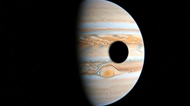 Europa's Shadow Transit on Jupiter Marks New Year Astronomical Event