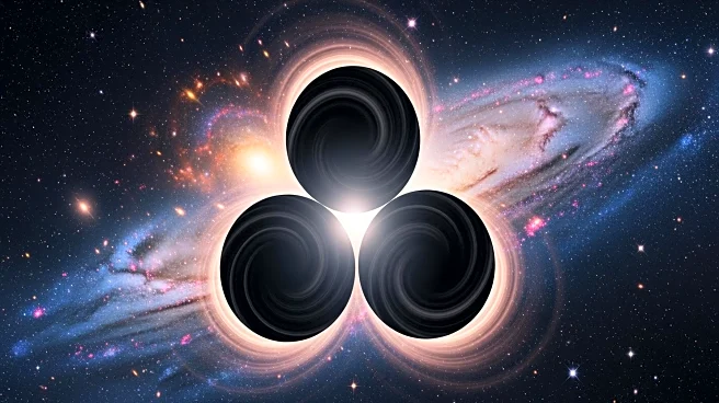 Astronomers Observe Rare Merger of Three Supermassive Black Holes in Galaxy Collision