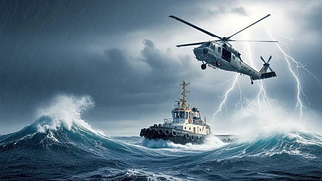 Taiwan Air Service Corps Rescues Crew from Grounded Tug Amid Severe Weather