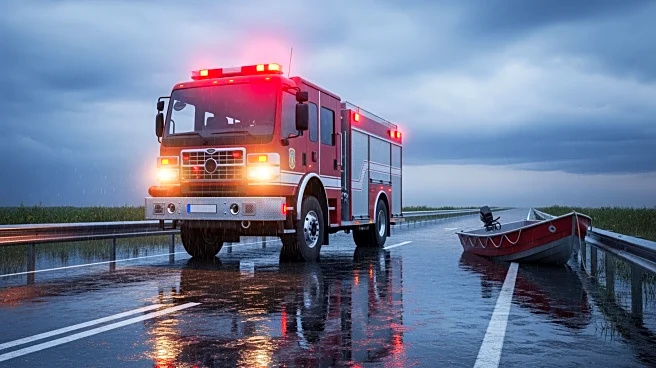 Firefighters Rescue Two Israelis Trapped on Flooded Roads in West Bank