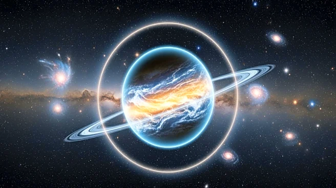 Astronomers Measure Mass of Rare Saturn-Sized Rogue Planet