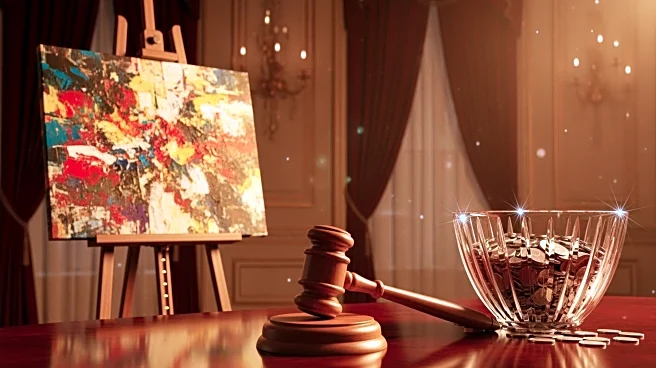 President Trump Auctions Painting for Charity at Mar-a-Lago New Year's Event